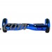 Hoverboard Bluetooth Two-Wheel Self Balancing Electric Scooter 6.5" UL 2272 Certified with Bluetooth Speaker and LED Light Chrome Blue   